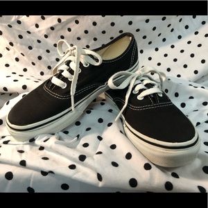 Authentic Kids Black Vans